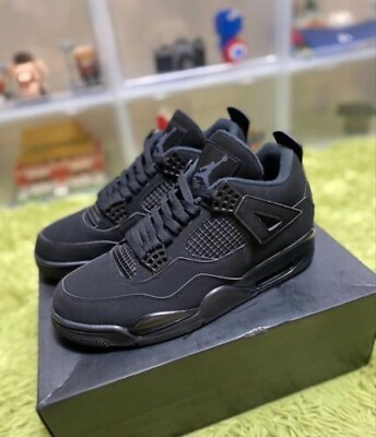 #ad Nike Air Jordan 4 Black Men#x27;s Basketball Shoes $299.00