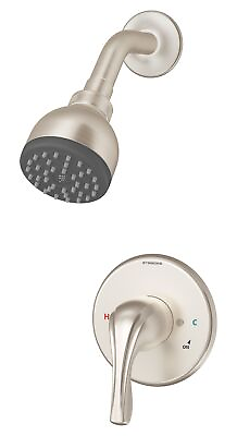 #ad New Symmons Origins Pressure Handle Shower Faucet Trim 9601 PLR 2.0 TRM STN $79.99