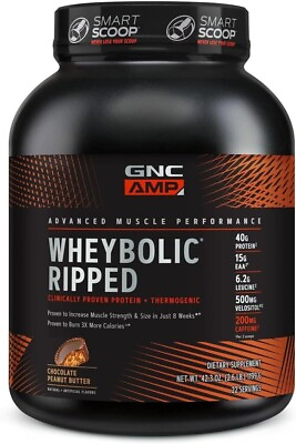 #ad #ad GNC AMP Wheybolic Ripped Targeted Muscle Building and Workout Support Formula $59.99