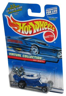 #ad #ad Hot Wheels Virtual Collection 1999 Blue Hot Seat Toy Car #101 $9.49