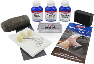 #ad Complete Gun Blue Finishing Kit Perma Blue Liquid for Cleaning amp; Preservation $21.49