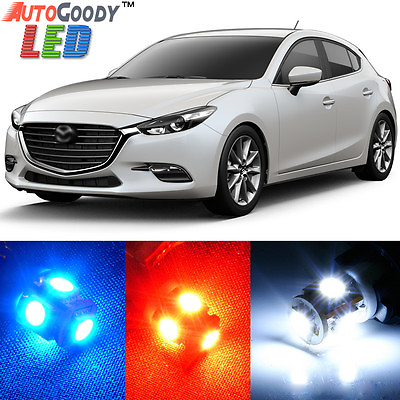 #ad 8 x Premium Xenon White LED Lights Interior Package Kit for Mazda 3 Tool $14.88