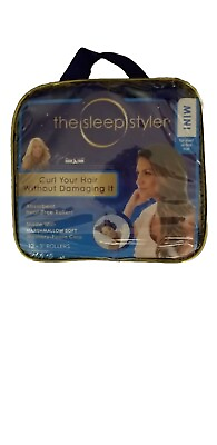 #ad As Seen On TV The Sleep Styler 3 inch Hair Curling Rollers Blue 12 Piece $7.99