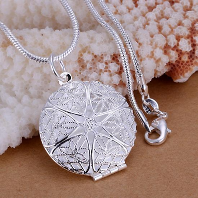 #ad Fashion lady best 925 Silver Charms Pendant Beautiful women Necklace wedding $1.77