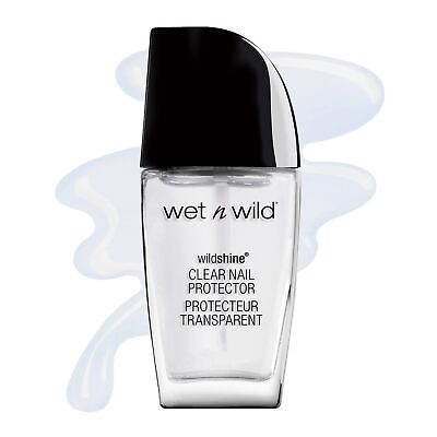 #ad wet n wild Nail Polish Wild Shine Clear Nail Protector Nail Color $1.89