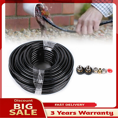 #ad Drain Cleaner Hose Sewer Jetter Kit for Pressure Washer 100FT1 4 quot; NPT 5800 PSI $40.90