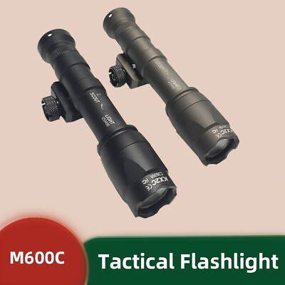 #ad HuntingM600C High lumen Tactical Flashlight Remote Pressure amp; Push Button Switch $49.19