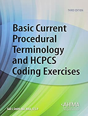 #ad Basic Current Procedural Terminology and HCPCS Coding Excercises $6.88