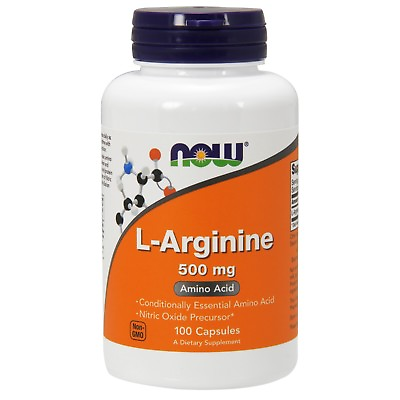 #ad NOW Foods L Arginine 500 mg 100 Capsules $9.99