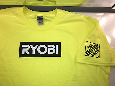 Ryobi T shirt Home depot logo Small XXL Fruit Of The Loom Or Gildan $20.00