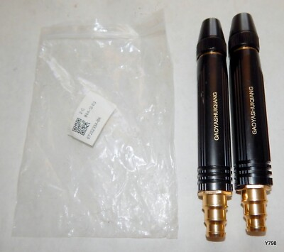 2 PCS Black Plastic Pressure Washer Nozzles #ad $8.25