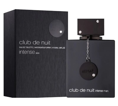 #ad Club de Nuit Intense by Armaf cologne for men EDT 3.6 oz New in Box $34.00