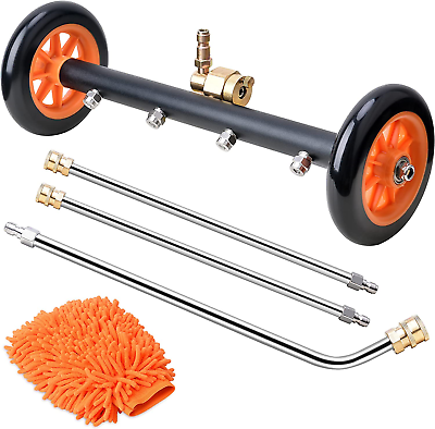 #ad WARMQ 2 in 1 Pressure Washer Undercarriage Cleaner Water Broom 16 Surface with $59.07