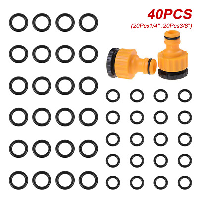 #ad #ad 40Pcs Set O Rings 1 4quot; M22 3 8quot; High Pressure Seal for Garden Pressure Washer $8.00