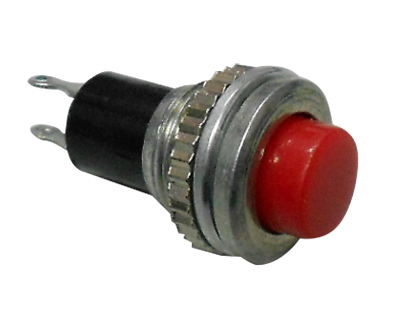 #ad 100 Pack Mini Round Push Button Switch 2 Pins Push On N O 1Amp 125VAC $114.60