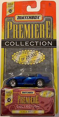 #ad #ad Matchbox Premiere Collection Blue Viper RT 10 Die Cast1:64 B153 $7.99