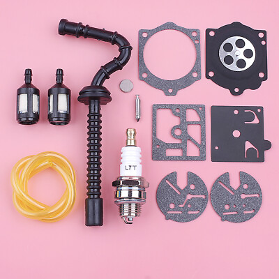 #ad Fuel Filter Line Hose For Stihl 015 015AV 015L Spark Plug Carburetor Repair Kit $9.49