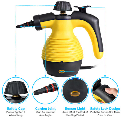#ad Multifunction Portable Steamer Household Steam Cleaner 1050W W Attachments Tool $35.99