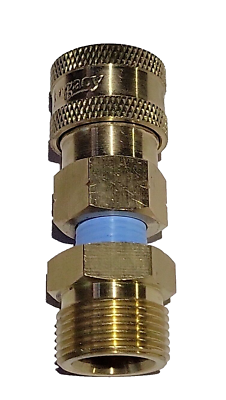 #ad Pressure Washer M22 14mm x Male x 1 4 Brass Coupler Karcher Style $8.90