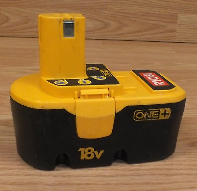 #ad **FOR PARTS** Ryobi P100 ONE 18V Cordless Tool Battery Only **READ** $23.08