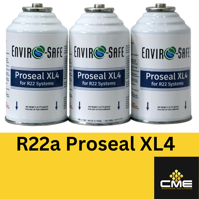 #ad Proseal XL4 for R22 AC Proseal Envirosafe 3 4oz cans auto $57.00