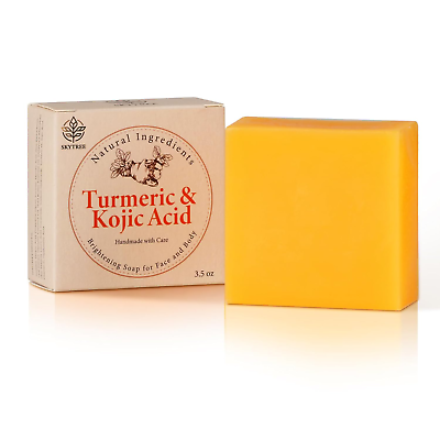 #ad Kojic Acid Soap for HyperpigmentationTurmeric Soap Bar for Dark Spots Skin Ligh $11.88