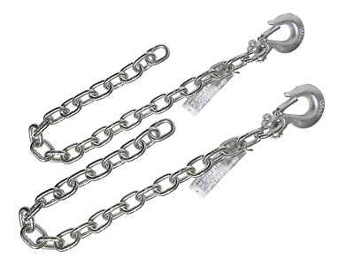 #ad #ad Trailer Safety Chains 5 16quot; x 27quot; inches Tagged Corrosion Resistant Tow 1 Pair $18.97