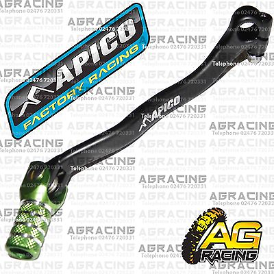 #ad Apico Black Green Gear Pedal Lever Shifter For Kawasaki KXF 250 2008 Motocross GBP 19.95