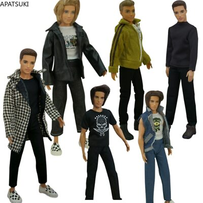 #ad Fashion Clothes For Ken Boy Doll Coat Shirt Trousers Pants 1 6 Accessories Toys $4.30