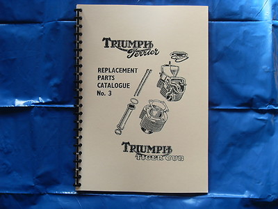 #ad TRIUMPH TERRIER TIGER CUB PARTS BOOK NO3 FOR 1955 MODELS GBP 12.95