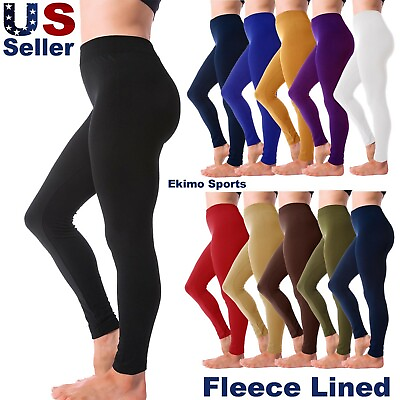 #ad #ad Women#x27;s Winter Warm Fleece Lined Legging Thick Full Length Slim Thermal Pants $8.95
