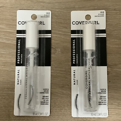 #ad 📀 Covergirl Professional Mascara Natural Lash 100 Clear LOT OF 2 NEW $14.99