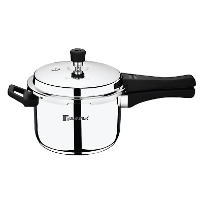 #ad Bergner Sorrento Stainless Steel Pressure Cooker with Outer Lid 5 Ltr Free Ship $94.99