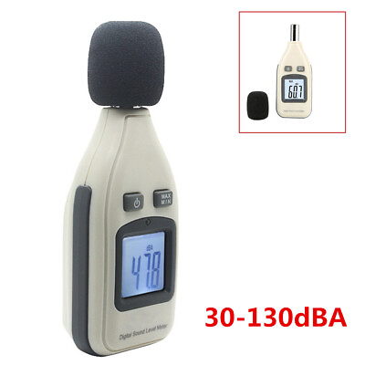 #ad Digital Sound Pressure Level Decibel Noise Meter Tester Measurement 30 130dB LCD $20.87