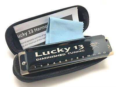 #ad EASTTOP Lucky 13 Bass Plus Blues Harmonica 13 Holes Diatonic Harp Harmonica New $55.20