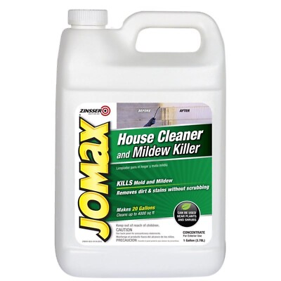 #ad Zinsser Jomax House Cleaner amp; Mildew Killer Mold Concentrate 1 Gal Makes 20 Gal $36.99
