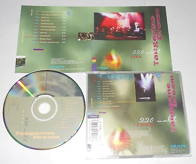 #ad 220 Volt Live by Tangerine Dreams CD 1993 Miramar Records $24.00