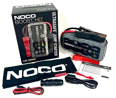 #ad Open Retail BX NOCO GB70 Boost HD Jump Starter 12V Battery Portable Power Pack $159.88