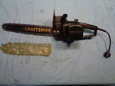 #ad Vintage Sears Craftsman home Chainsaw User works great $103.20