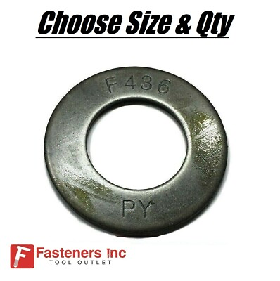 #ad Flat Washers F436 Structural Washers in Plain Steel Heavy Duty Sizes 1 4quot; 2quot; $13.50