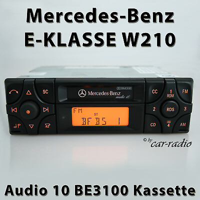 #ad Original Mercedes W210 Radio Audio 10 BE3100 Becker Kassettenradio S210 E Klasse EUR 199.00