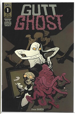 #ad GUTT GHOST TROUBLE WITH SAWBUCKET SKELETON SOCIETY #1 SCOUT 2020 NEW UNREAD B B $8.90