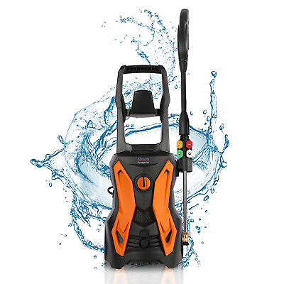 #ad Electric Pressure Washer 3200 PSI 2.6 GPM High Power Washer Cleaning Machine $104.99