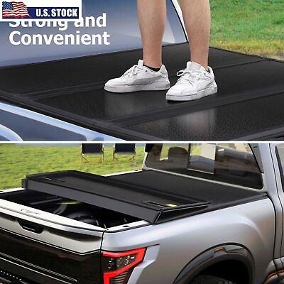 #ad 5.5FT Tonneau Cover Truck Bed For 2015 2023 Ford F 150 F150 4 Fold New $498.99