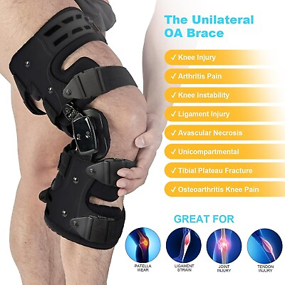 #ad OA Unloader Knee Brace Osteoarthritis Adjustable ROM Stabilizing Protection $49.99