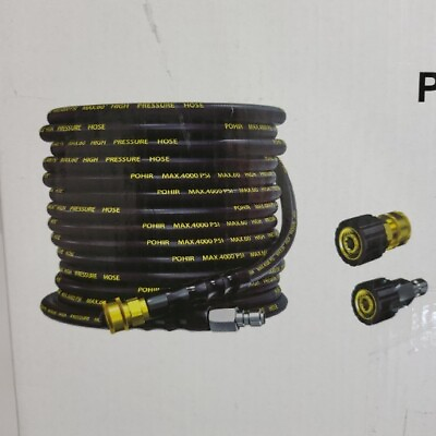 #ad POHIR Pressure Washer Hose 100 ft 3 8 Inch for Cold and Hot Water 248°F. 201 $140.00