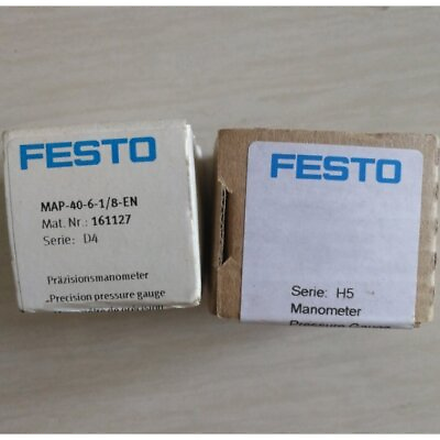 #ad one new festo MAP 40 6 1 8 EN Pressure gauge Fast Delivery $56.32