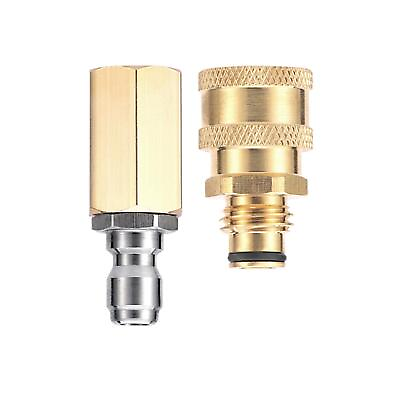 #ad Pressure Washer Adapter 16*2 Sturdy Brass for Pressure Washer Attachments $10.04