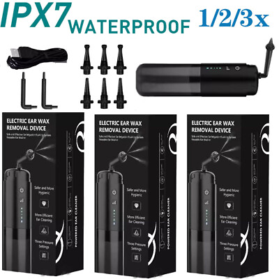 #ad Ear Wax Removal Tool Water Powered Wush Ear Cleaner Electric Ear Cleaning Kits $139.00