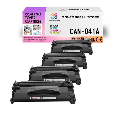 #ad 4Pk TRS 041 Black Compatible for Canon Image CLASS LBP312dn Toner Cartridge $420.99